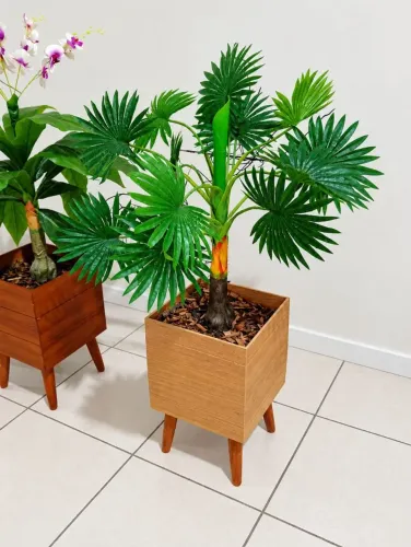 Promoção planta artificial com vaso