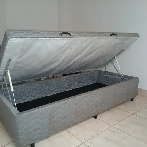 Cama box  com bau solteiro contato * 