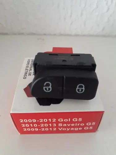 Botão para vidro elétrico simples Gol Saveiro 