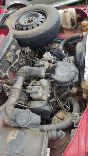 Sucata Fiat UNO Mille 1996 Vermelho Para Retirada de Peças