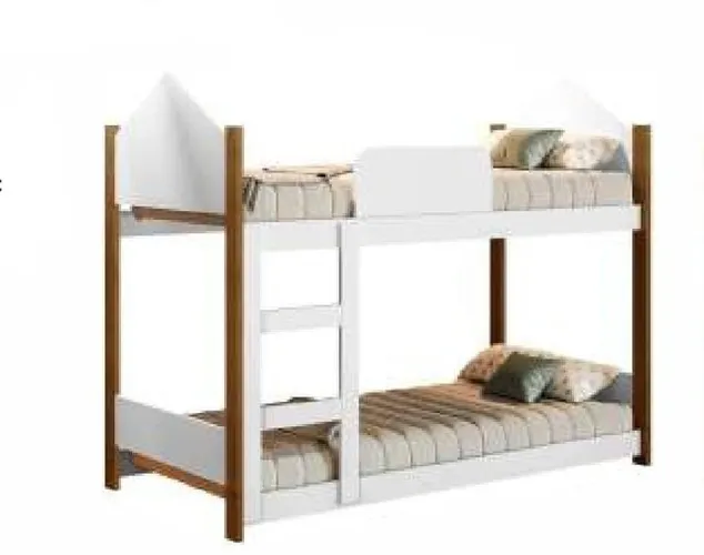 Beliche Infantil Branca/Amêndoa **nova na caixa**