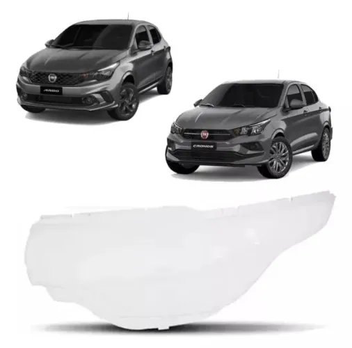 Lente Farol Lado Direito Fiat Argo Cronos Ano 2017 A 2022