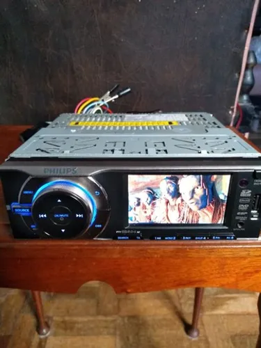 Som automotivo Philips CED228X DVD CD USB Sdcard antigo raro.