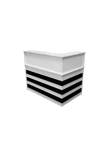 balcão L canelado light 120/75