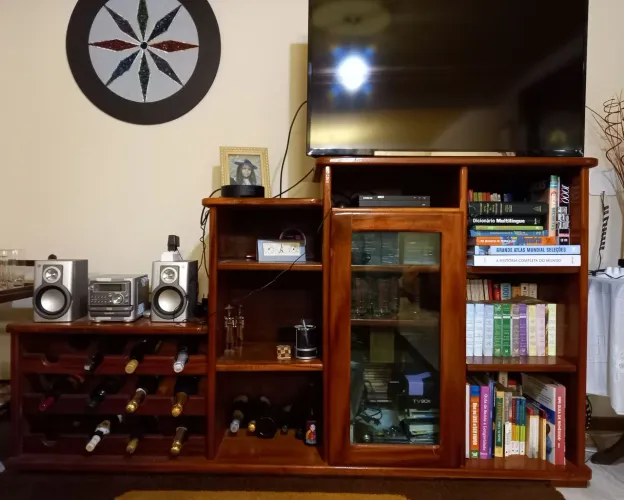 Rack madeira maciça