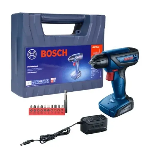 Parafusadeira Furadeira a Bateria 12v Lítio com Maleta Bosch