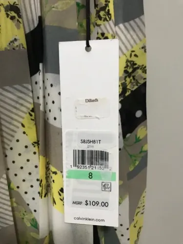 Saia Calvin Klein original tamanho M plissada