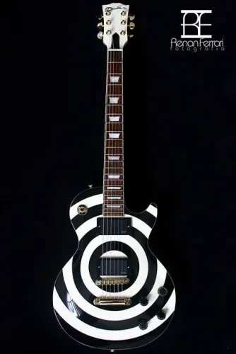 Guitarra Luthier Lespaul Dualibi modelo Zakk wylde