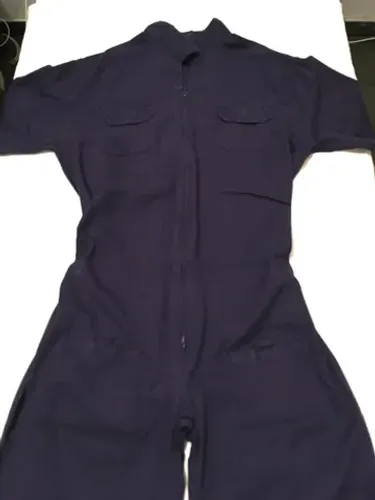 Macacão Brim Azul Marinho 100% algodão G