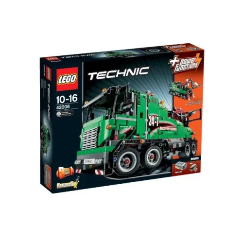Lego Technic 42008 Caminhão Reboque Completo Otimo Estado 