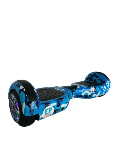  Hoverboard Skate Elétrico 6.5 Interbras Azul Com Bluetooth, Led e Bolsa Novo Lj Ofici