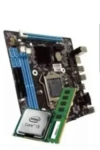 Kit i3+ placa mãe 1155 + 8gb ram + cooler!!!