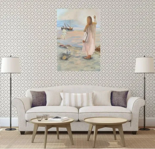 PINTURA EM TELA ARTE CRISTÃ - PEDRO, TU ME AMAS