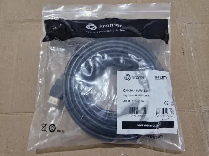 Cabo Hdmi 10.7 Mts 4k C-hm/hm-35 Kramer Novo