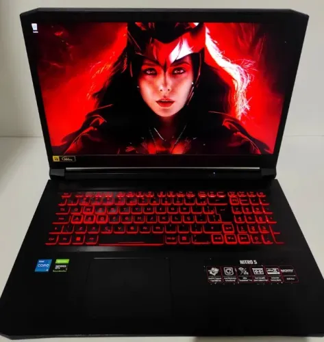 Notebook Gamer Acer Nitro 5 (Tela de 17) i7-11800H GTX 1650  (45 Dias de Uso)