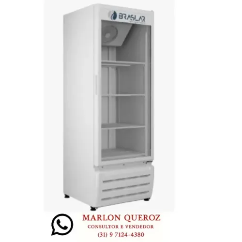 Freezer Vertical Dupla Ação Braslar 500 Litros Novo