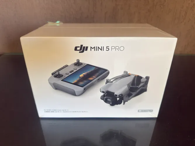 Drone Dji Mini 5 PRO Combo Fly More Plus 3 Baterias Caixa Lacrada