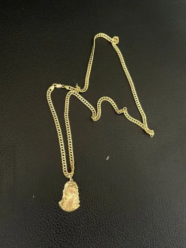 Corrente com pingente Ouro 18k co