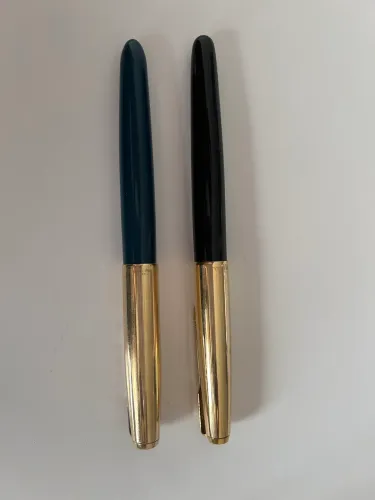 Duas canetas Parker tinteiras ótimo estado