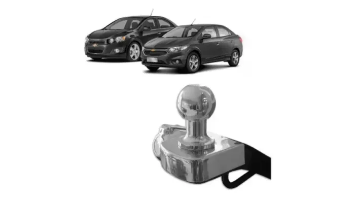 Engate Reboque Fixo Traseiro para o Chevrolet Prisma / Sonic 2013 - 2019
