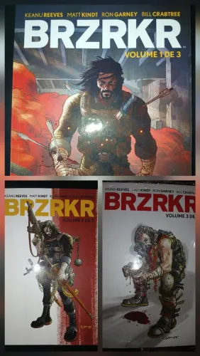 BRZRKR COMPLETO 3 VOLUMES.