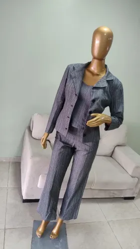 Conjunto social M - 3 peças 