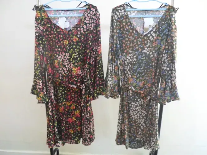 VESTIDO FLORIDO VISCOSE TAMANHO P CADA