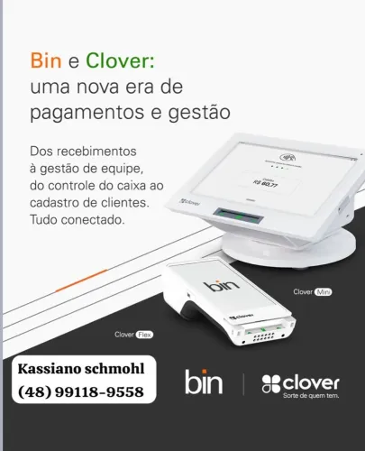 Máquina de cartão Bin e Clover: Solução Completa para Pagamentos e Gestão