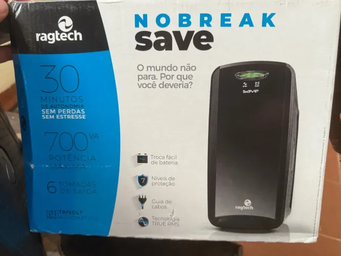 Nobreak Ragtech Save 700VA - 30 Minutos de Autonomia