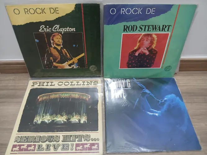Disco Vinil Phil Collins Eric Clapton Rod Stewart Kenny G
