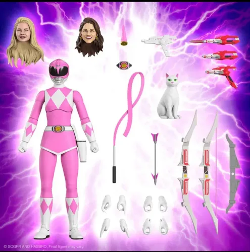 Power Rangers rosa Super 7
