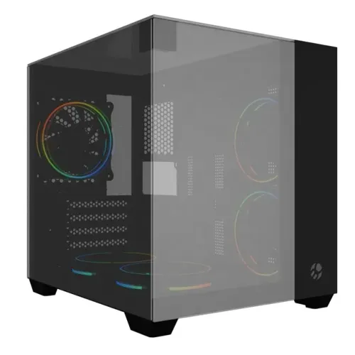 Gabinete Gamer Bluecase Vegas Espelhado BG-059 *Sem Fan Led* - WZetta