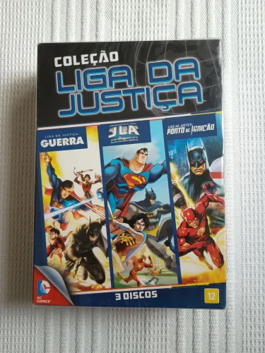COLEÇÃO: LIGA DA JUSTIÇA [BOX COM 3 DVD'S] LACRADO!