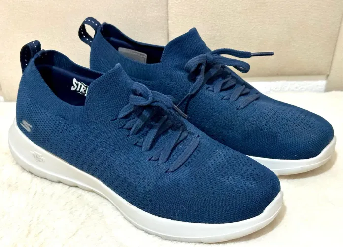Tênis Sketchers Azul 38 Feminino Usado!