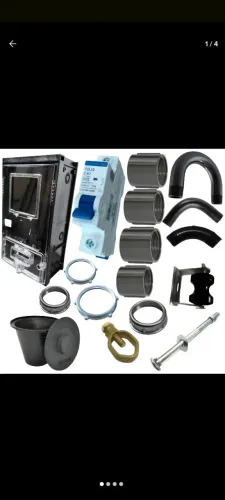Kit caixa luz monofasico 110/220v Padrão coelba Bahia