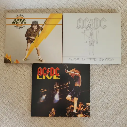 Lote com 3 CDs AC/DC originais