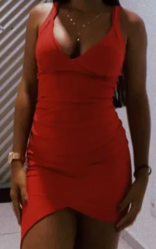 Vestido vermelho lindo 