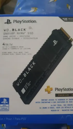 SSD WD BLACK SN850P 4TB NVMe para PS5