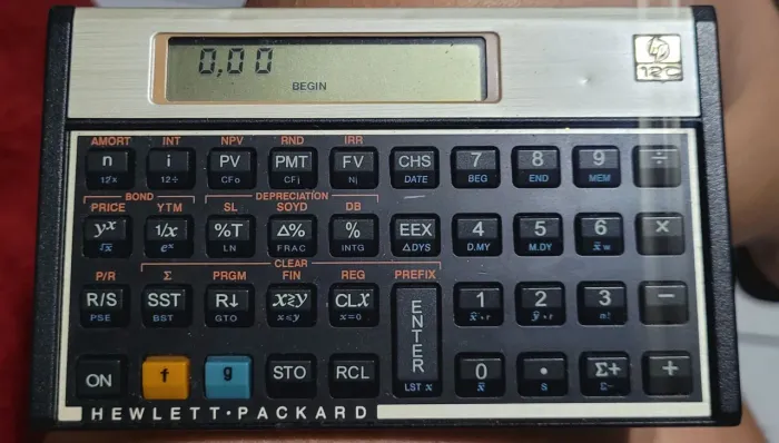 Calculadora financeira HP12C GOLD