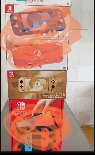 Nintendo Switch Lite - edição especial Zelda hyrule