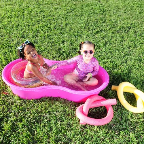 Piscina Feijão Rosa com 100l Unidade Caixa Multiuso De Polietileno