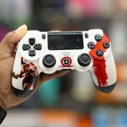 Controle de Ps4 Branco Personalizado