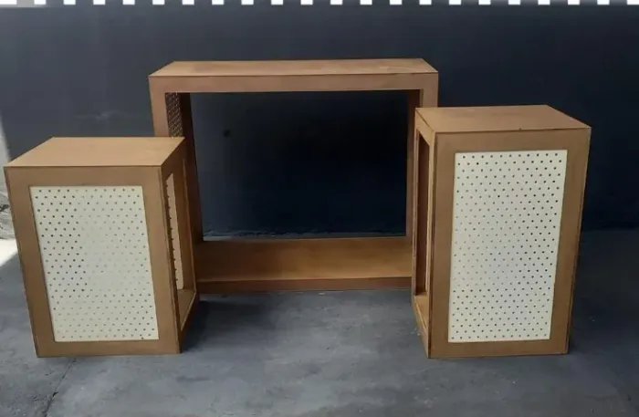 Conjunto de Mesa e Cubos Decoração Festa