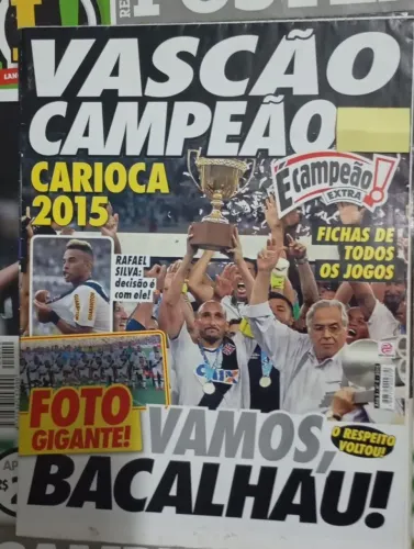 Pôster Vasco campeão carioca 2015