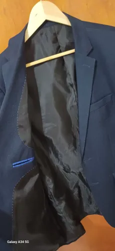 Blazer Masculino Buckman 56 Slim Azul