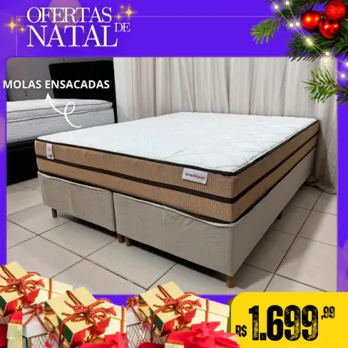 Cama Box Queen Molas Ensacadas Oferta Imperdível 