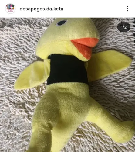 Pelúcia Rainbow Friends yellow