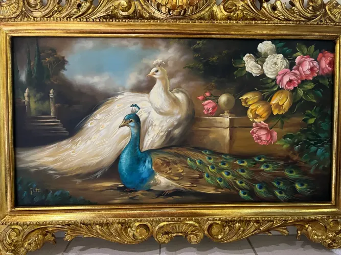 Tela com moldura 