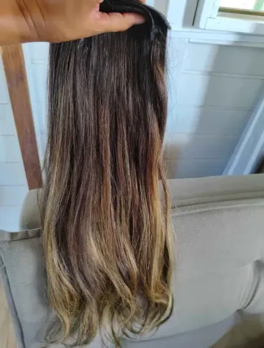 Cabelo Brasileiro morena iluminada