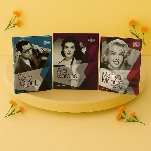 Coleção Grandes Astros do Cinema - Cary Grant, Ava Gardner e Marilyn Monroe